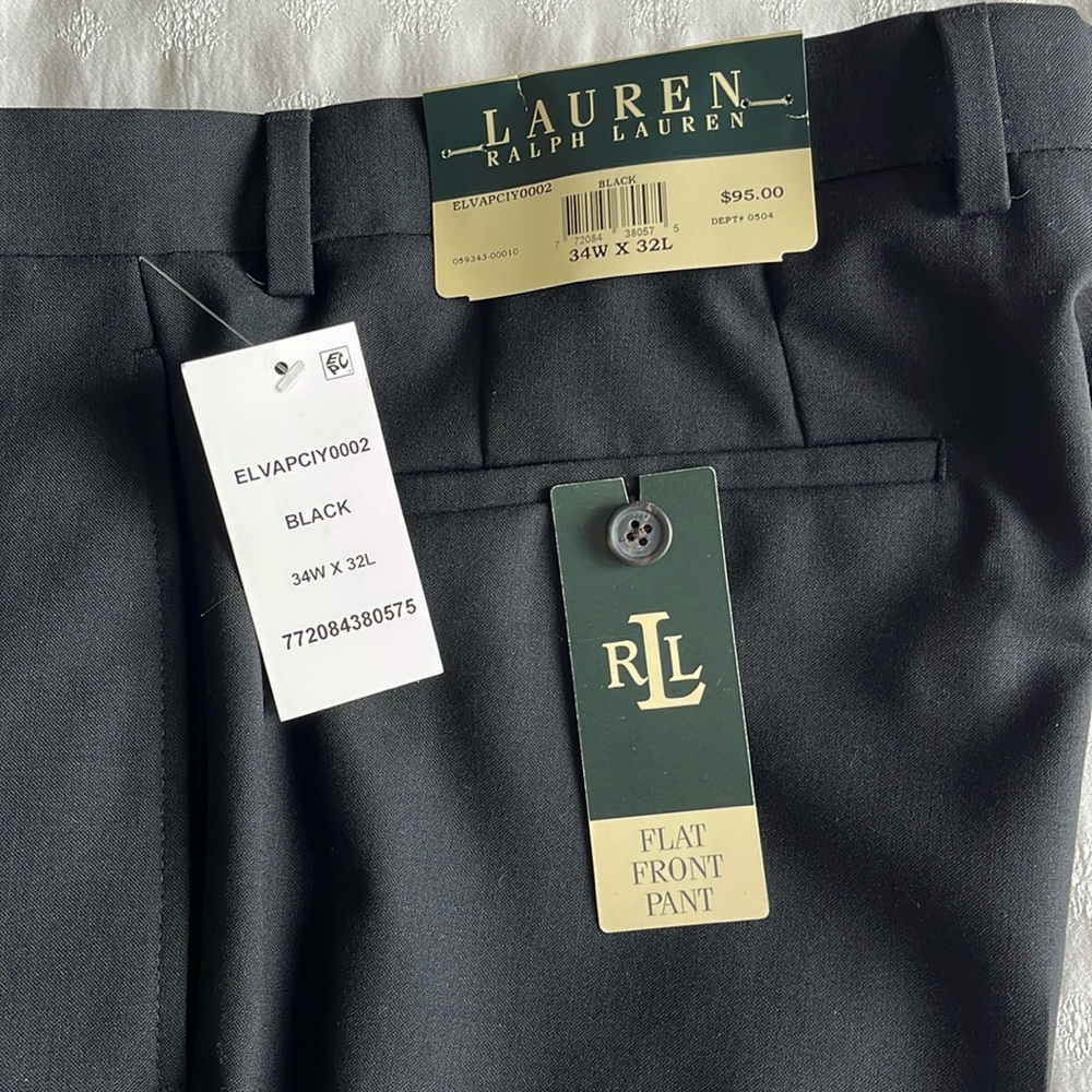 Dress Casual Ralph Lauren Black Pants
